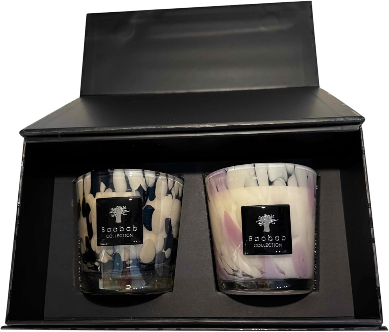 Baobab Luxury Scented Candles - Black & White Pearls